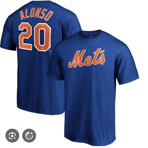 Majestic Blue Mets Jersey